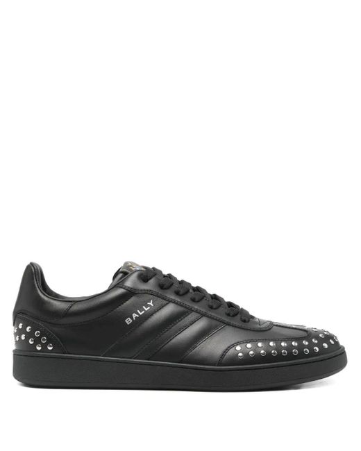Bally Black Lace-Up Sneakers for men
