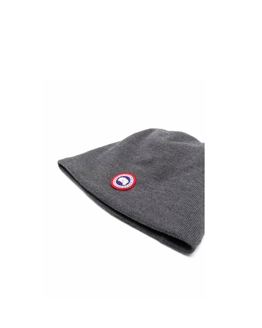 Canada Goose Gray Logo Decal Hat for men