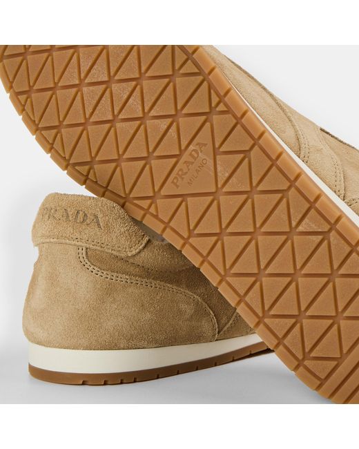 Prada Natural Low-Top Trainers