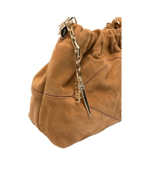Ba&sh Natural Chain Shoulder Bag
