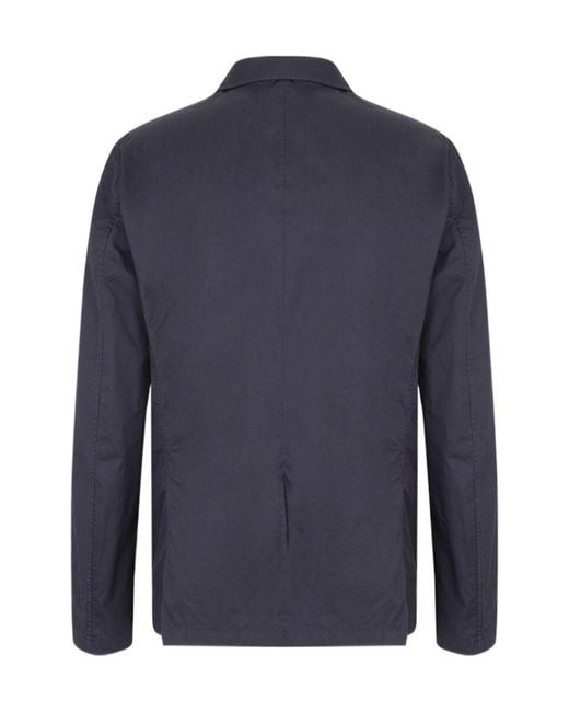 Herno Blue Long-Sleeved Suit Jacket for men