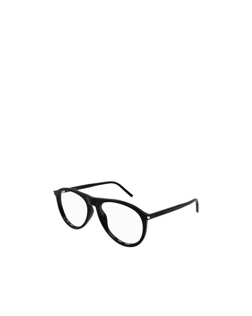 Saint Laurent White Eyewear Aviator Frame Glasses for men
