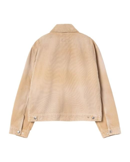 Carhartt Natural Canvas Zip-Up Jacket