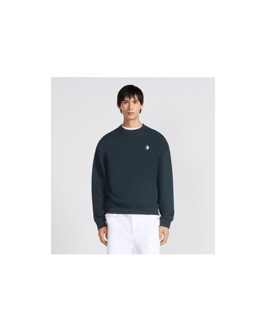 Dior Blue Cd Diamond Oversized Sweatshirt for men