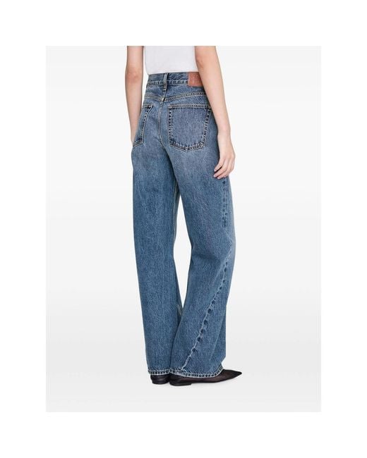 Anine Bing Blue Brie Jeans