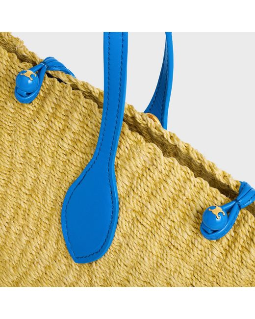 Céline Blue Small Triomphe Beads Basket