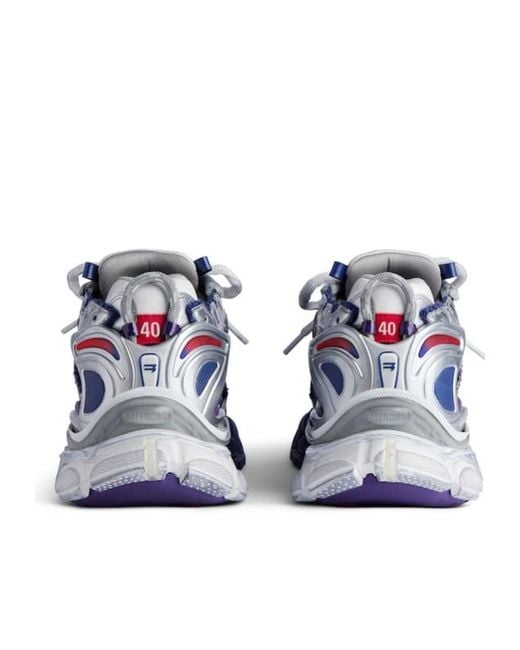 Balenciaga Blue Gradient Runner Sneakers for men