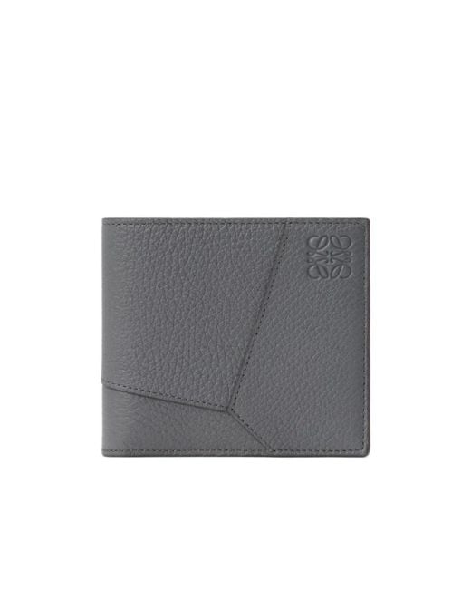Loewe Gray Puzzle Bifold Wallet for men