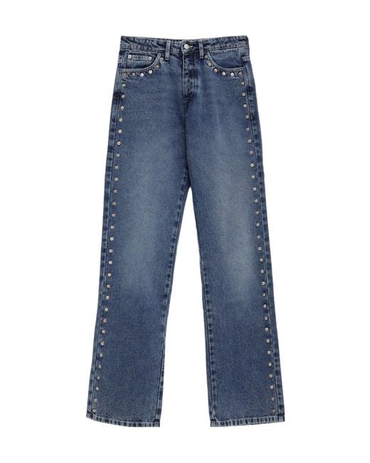 Paloma Wool Blue Crowd Studded Jeans