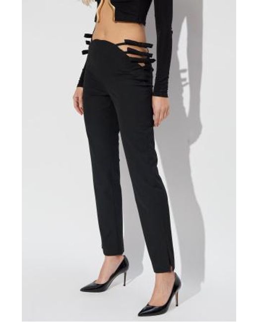 Cult Gaia Black Malie High Waisted Pants