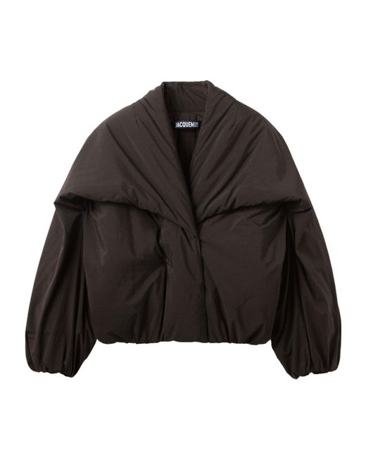 Jacquemus Black The Châle Bomber Jacket