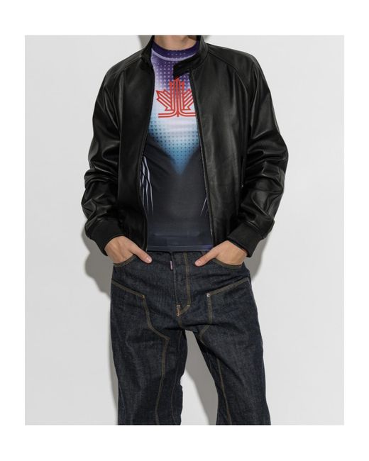 DSquared² Blue Long-Sleeved T-Shirt for men
