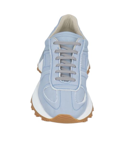 Maison Margiela Blue Minimalist Low-Top Casual Shoes