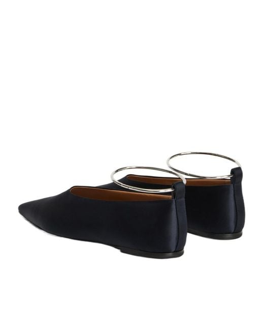 Jil Sander Blue Ring Ballerina