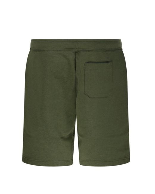 Ralph Lauren Green Drawstring Jersey Shorts for men