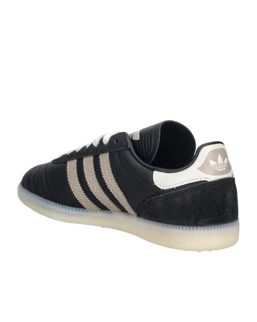 Adidas Originals Black Samba Jp Lace-Up Sneakers for men