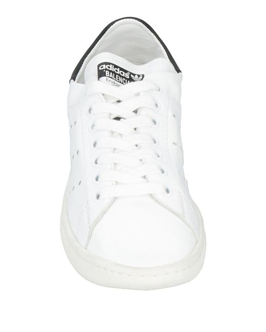 Balenciaga White Low-Top Sneakers