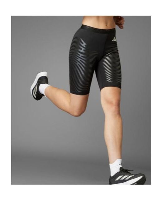 Adidas Black Originals Adizero Control Running Short Leggings