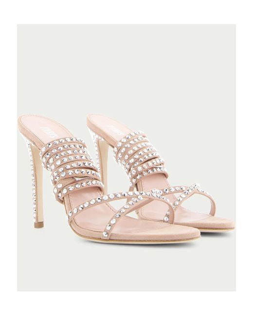 Paris Texas Metallic Open-Toed High-Heeled Sandals