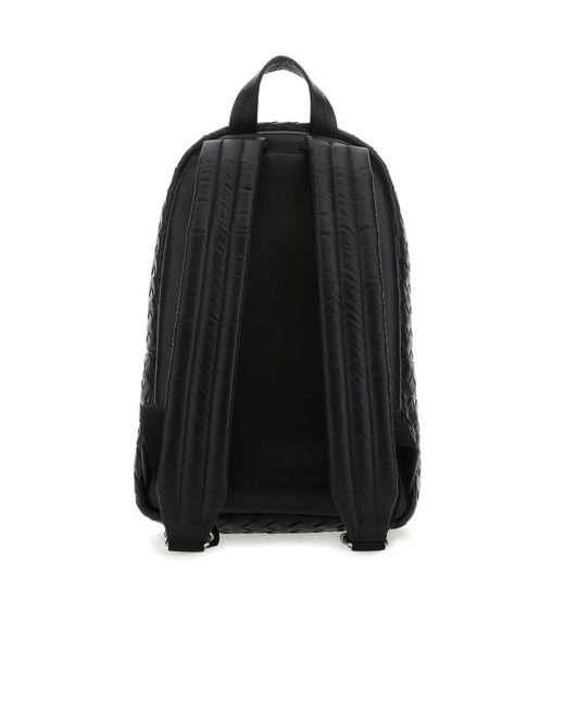 Bottega Veneta Black Classic Intrecciato Small Backpack for men