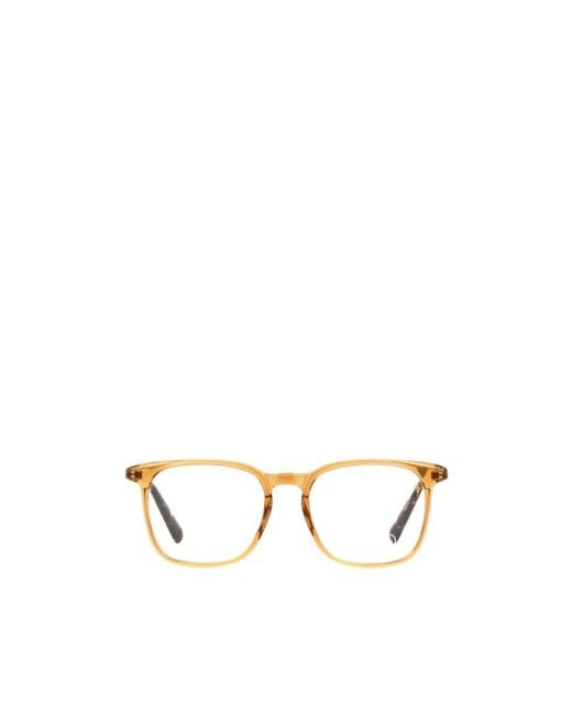 Moncler Metallic Eyewear Square Frame Glasses for men