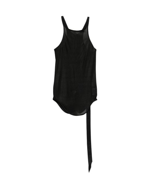 Rick Owens Black Racer-Back Top
