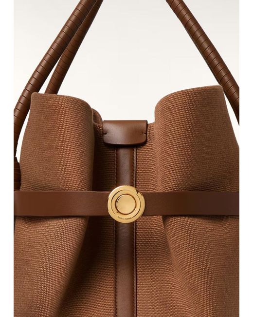 Loro Piana Brown Ghiera Shopper Large