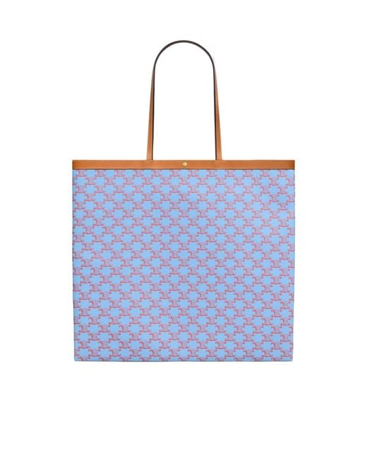 Céline Blue Large Flat Shopper