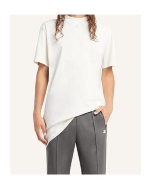 Courreges White Courrèges Oversized T-Shirt for men