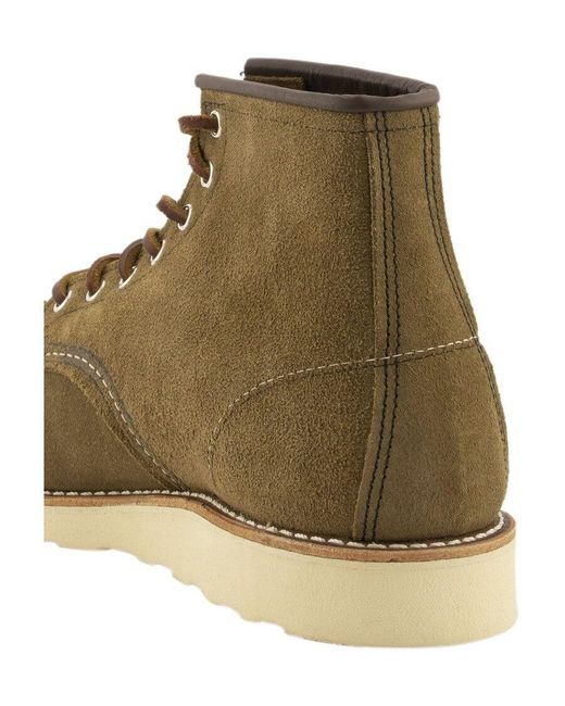 Red Wing Brown Lacing Ankle Boots for men