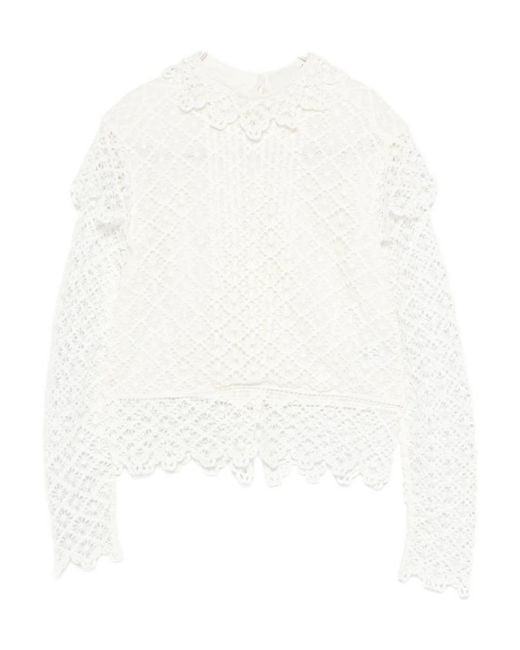 Isabel Marant White Top Ludivine Top