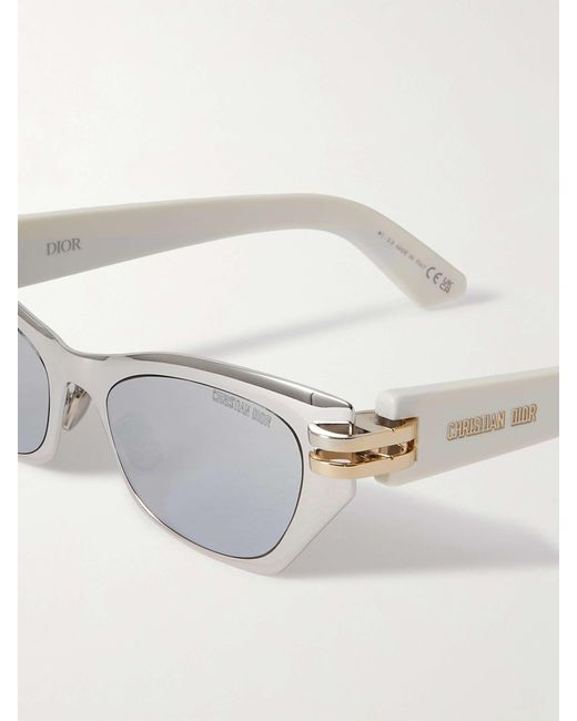 Dior White Logo Sunglasses