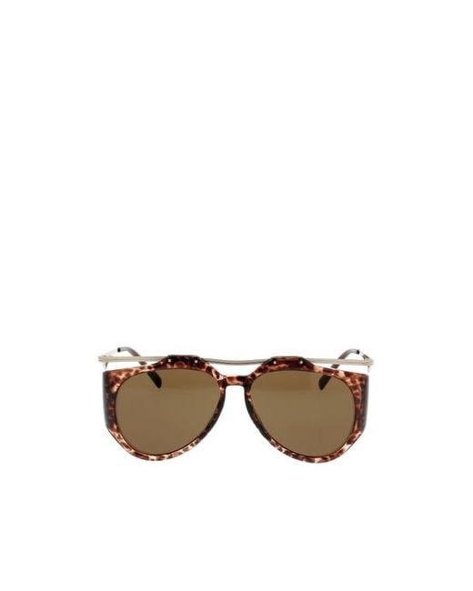 Saint Laurent Multicolor Eyewear Aviator-Frame Sunglasses