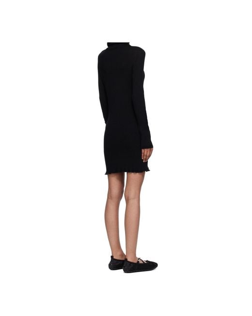 CECILIE BAHNSEN Black Long Sleeve Dress