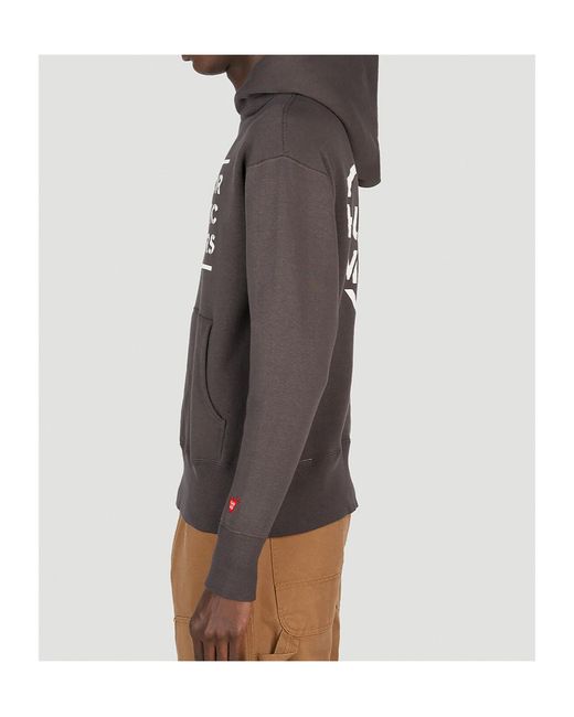 Human Made Black Hooded Sweater for men