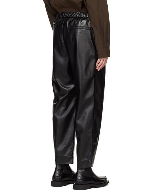 Nanushka Gray Maven Straight Leg Cropped Pants for men