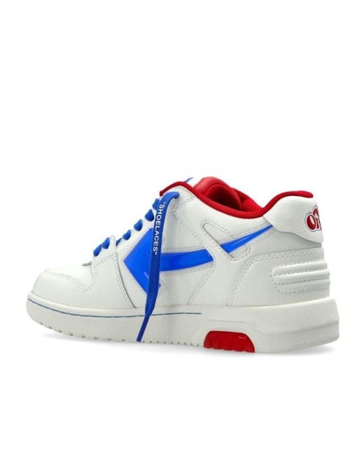 Off-White c/o Virgil Abloh Blue Out Of Office Low-Top Sneakers