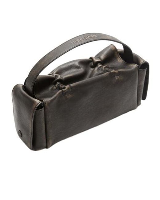 Acne Black Multipocket Logo-Embossed Shoulder Bag