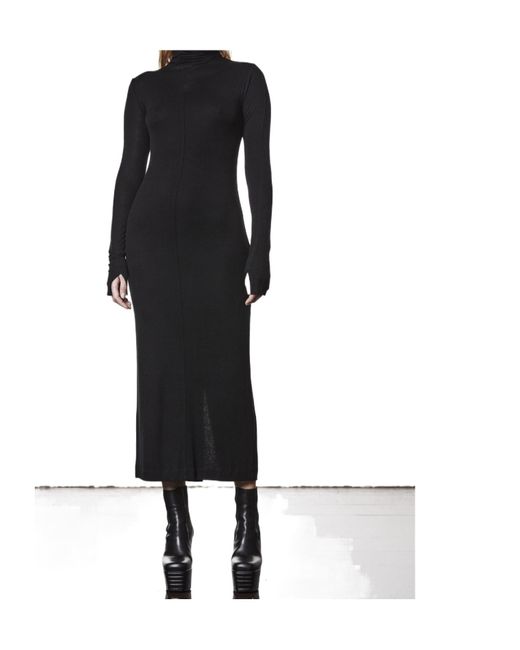 Thom Krom Black Long-Sleeved Dress