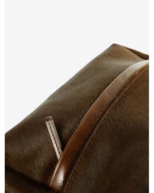 Uma Wang Metallic Medium Shoulder Bag