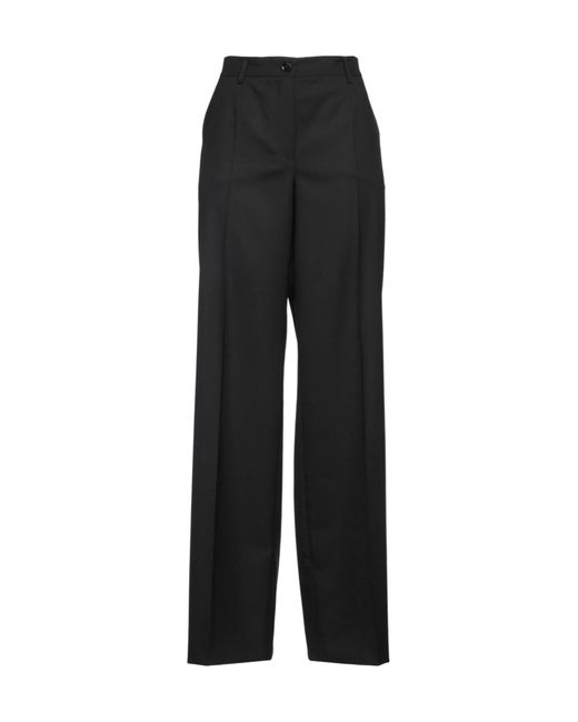 Dolce & Gabbana Black Loose-Fitting Trousers