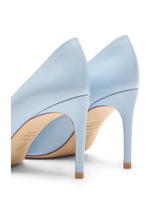 Stuart Weitzman Blue Pointed High Heels