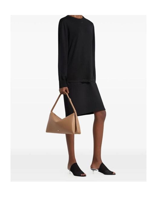 Courreges Brown Cuff Shoulder Bag