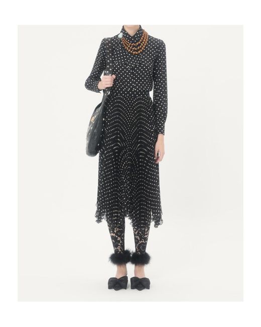 Valentino Black Polka Dot Printed Button-Up Shirt