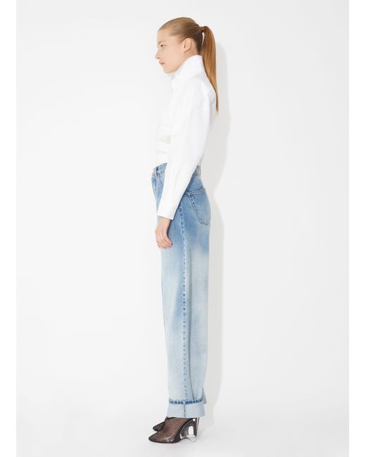 Alaïa White Long-Sleeved Jumpsuit