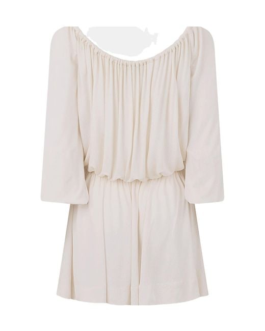 Saint Laurent White Fashionable Dress