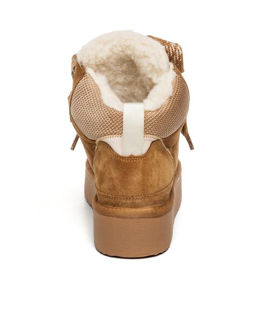 Steve Madden Brown Suede Platform Snow Boots