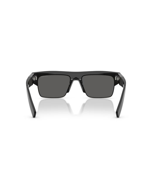 Prada Multicolor Eyewear Semi-Rimless Frame Sunglasses for men