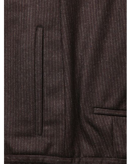 Lardini Black Single Breasted Striped Two-Piece Suit for men
