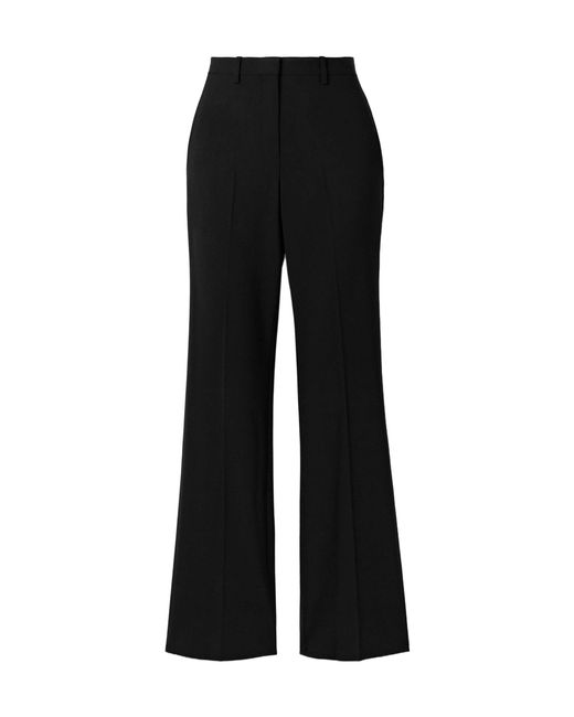 Theory Black Straight-Leg Casual Pants